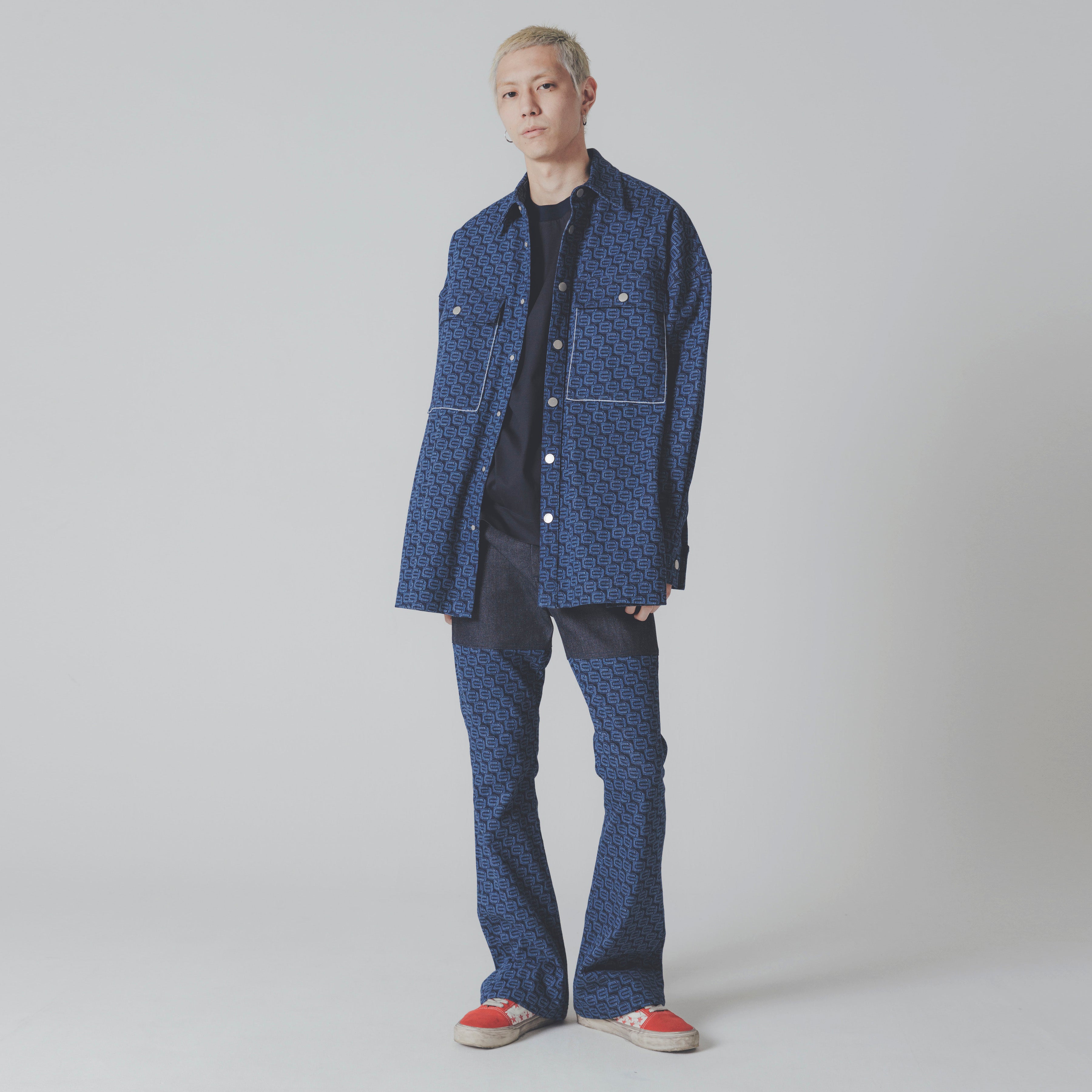 Monogram Denim Shirt Jacket