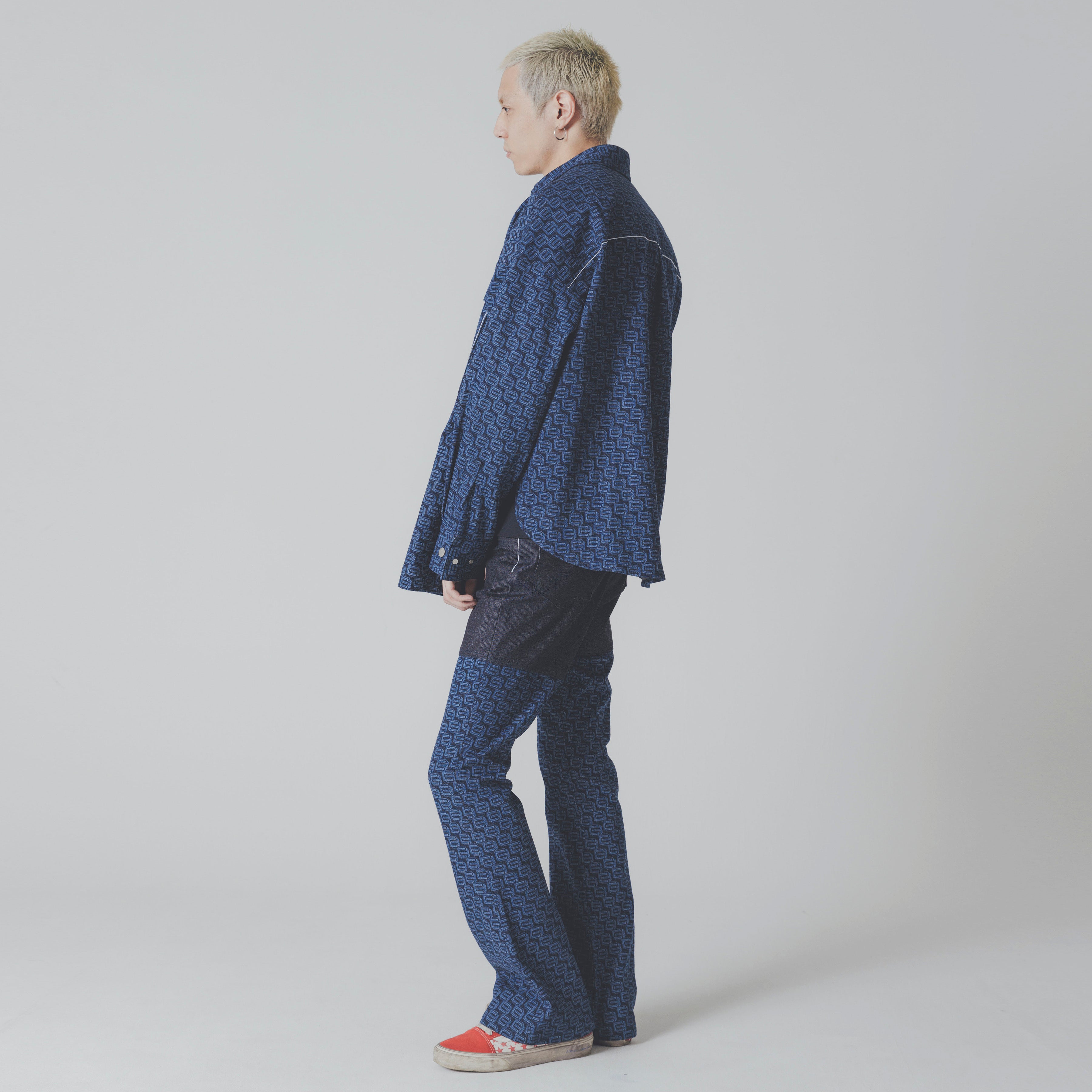 Monogram Denim Shirt Jacket