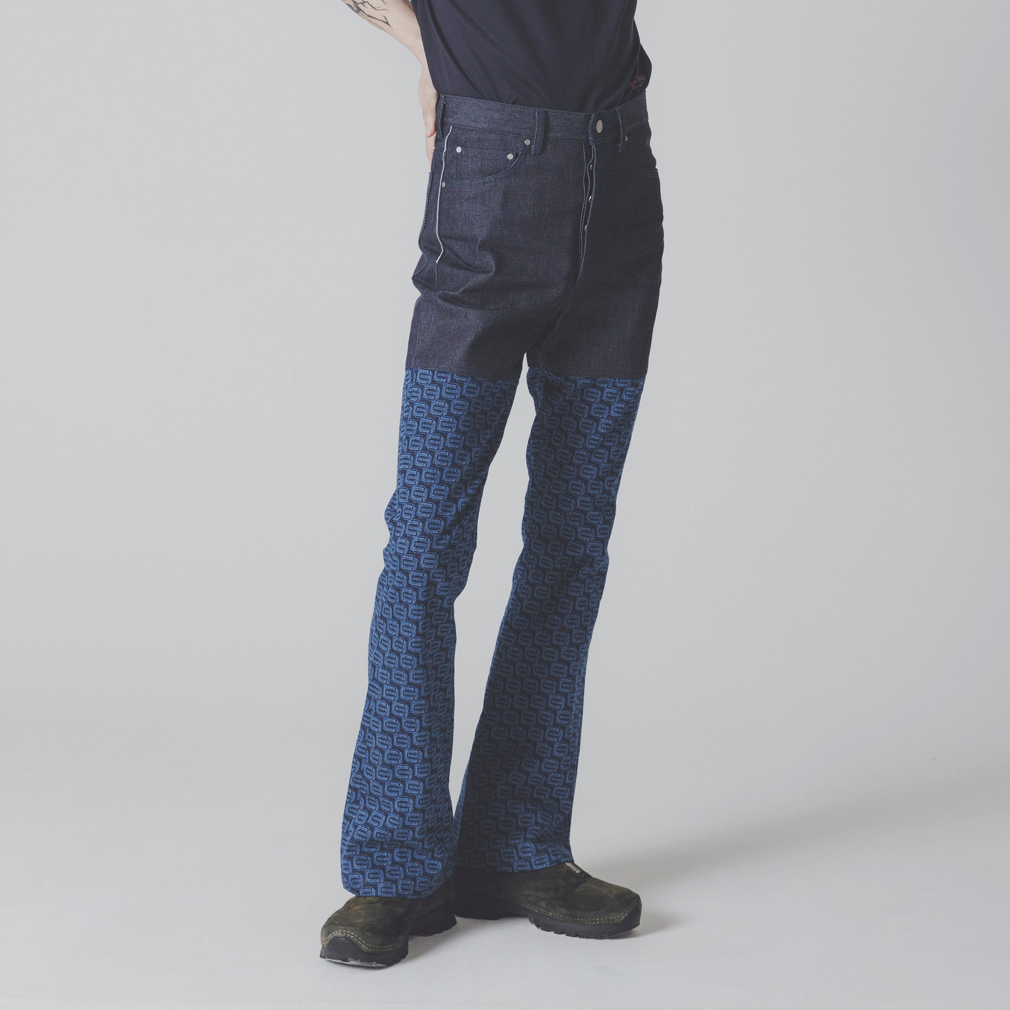 Monogram High-rise Flare jeans