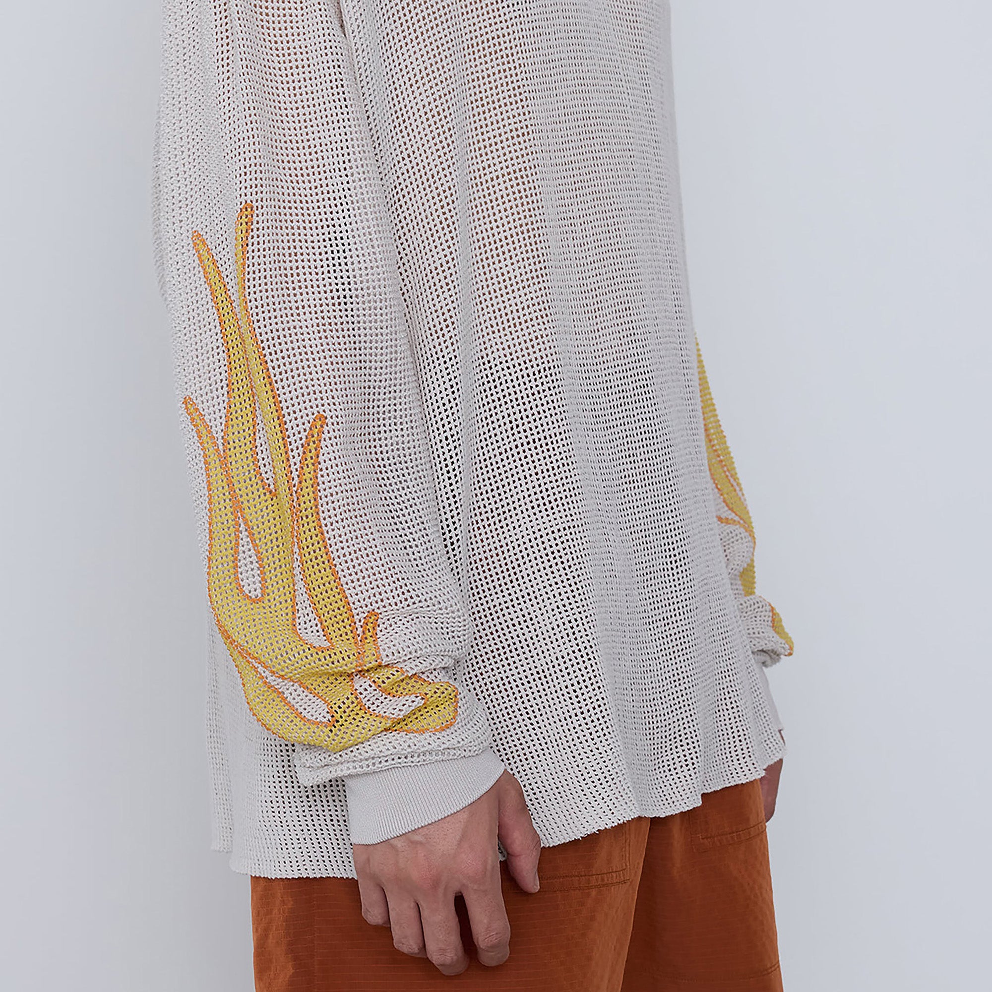 Cotton Mesh L/S Tee