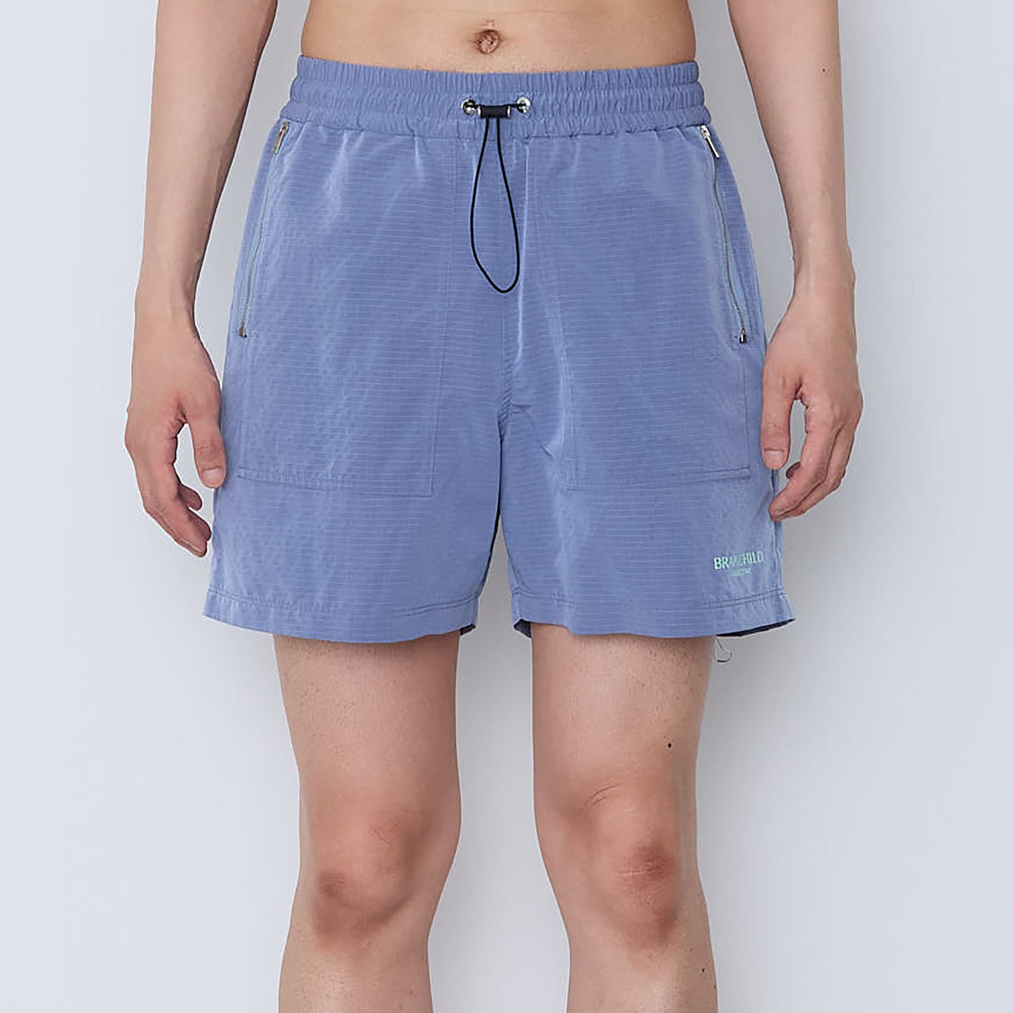 Nylon Zip Shortpants