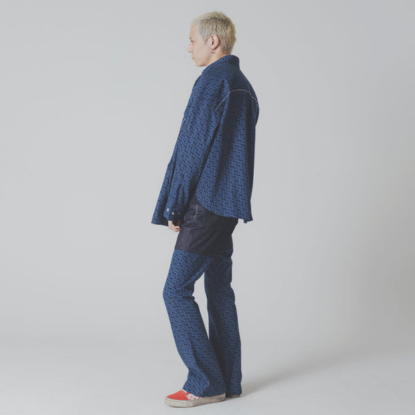 Monogram Denim Shirt Jacket