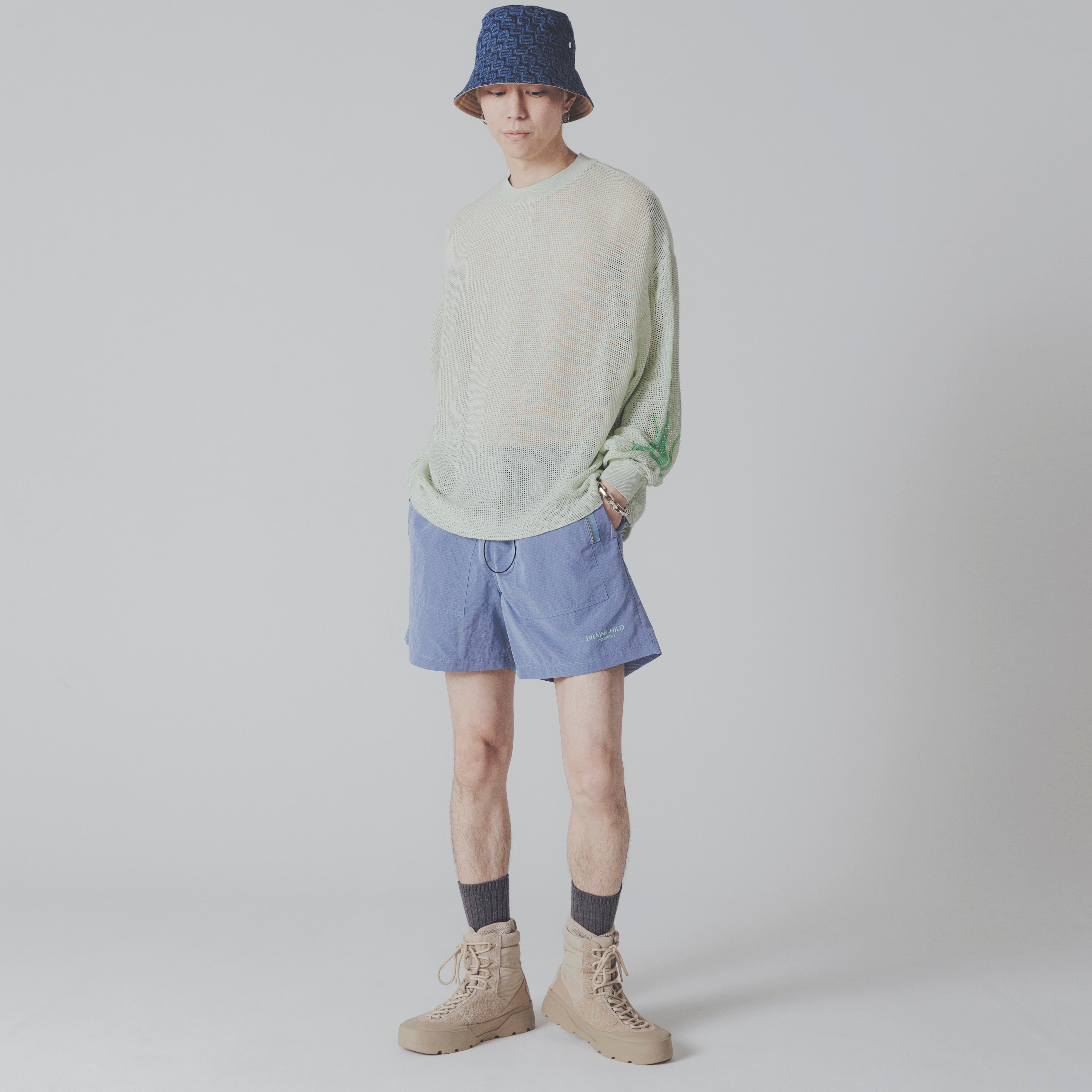 Cotton Mesh L/S Tee