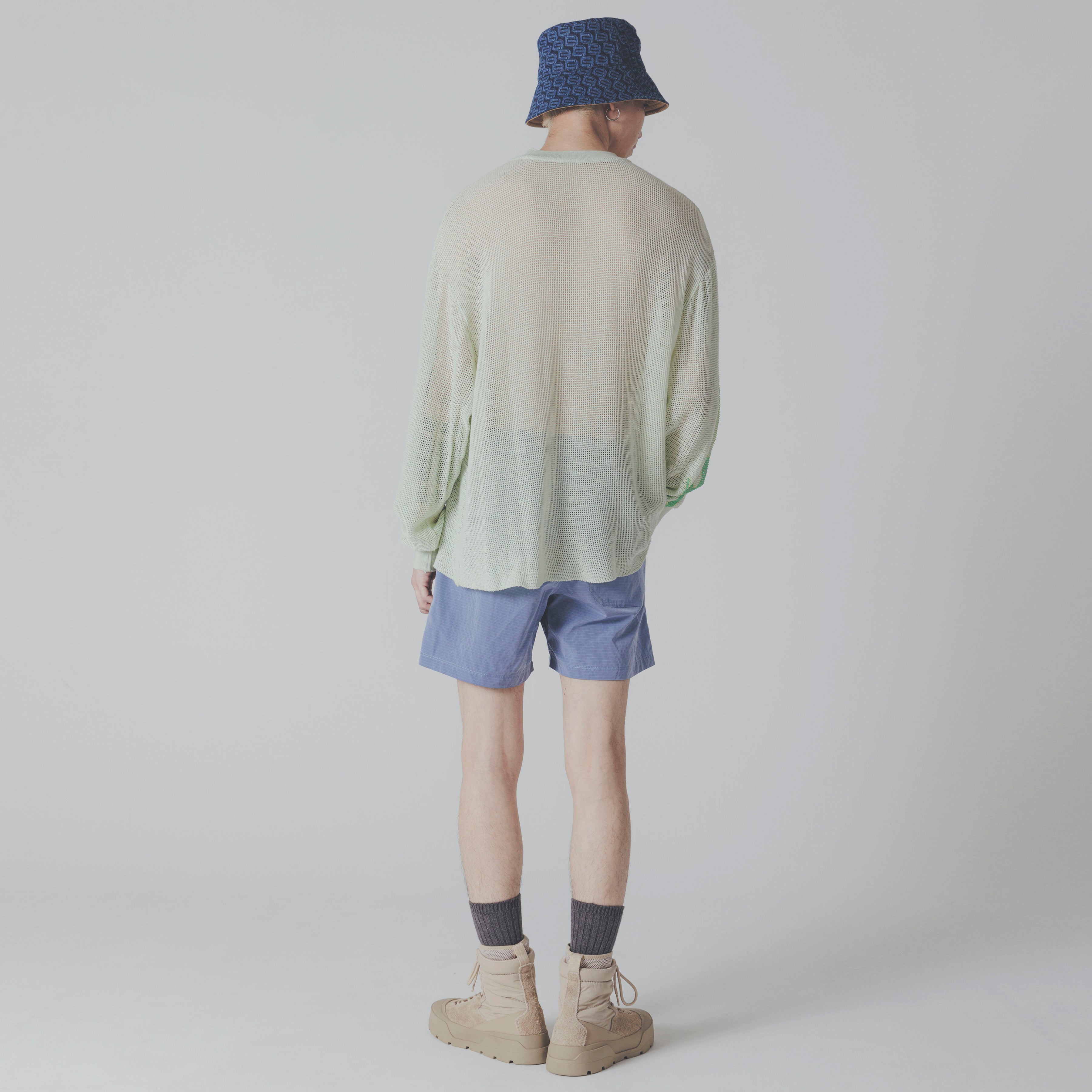 Cotton Mesh L/S Tee