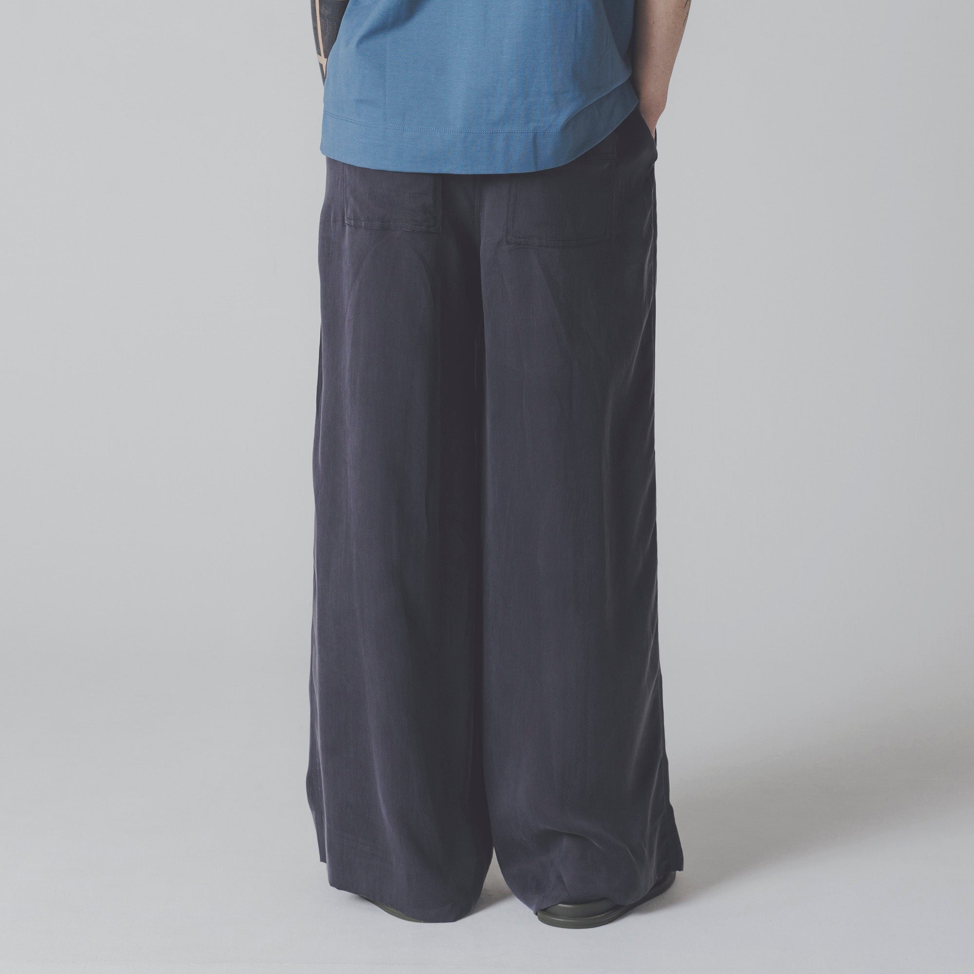 Wide Leg Easy Trousers